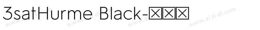 3satHurme Black字体转换